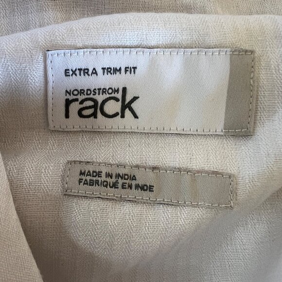 Nordstrom Rack Mens Beige Extra Trim Fit Dress Pants Size 38WX34L NWOT - Picture 7 of 10
